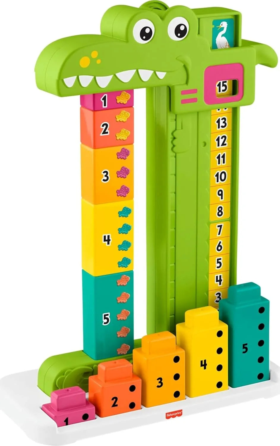 Fisher Price Preschool Learning Toy Adding Alligator