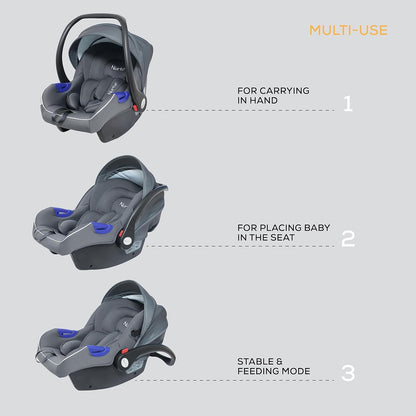 Nurtur Nemo Baby Carrier Adjustable With Canopy/Handle (0-12m+)