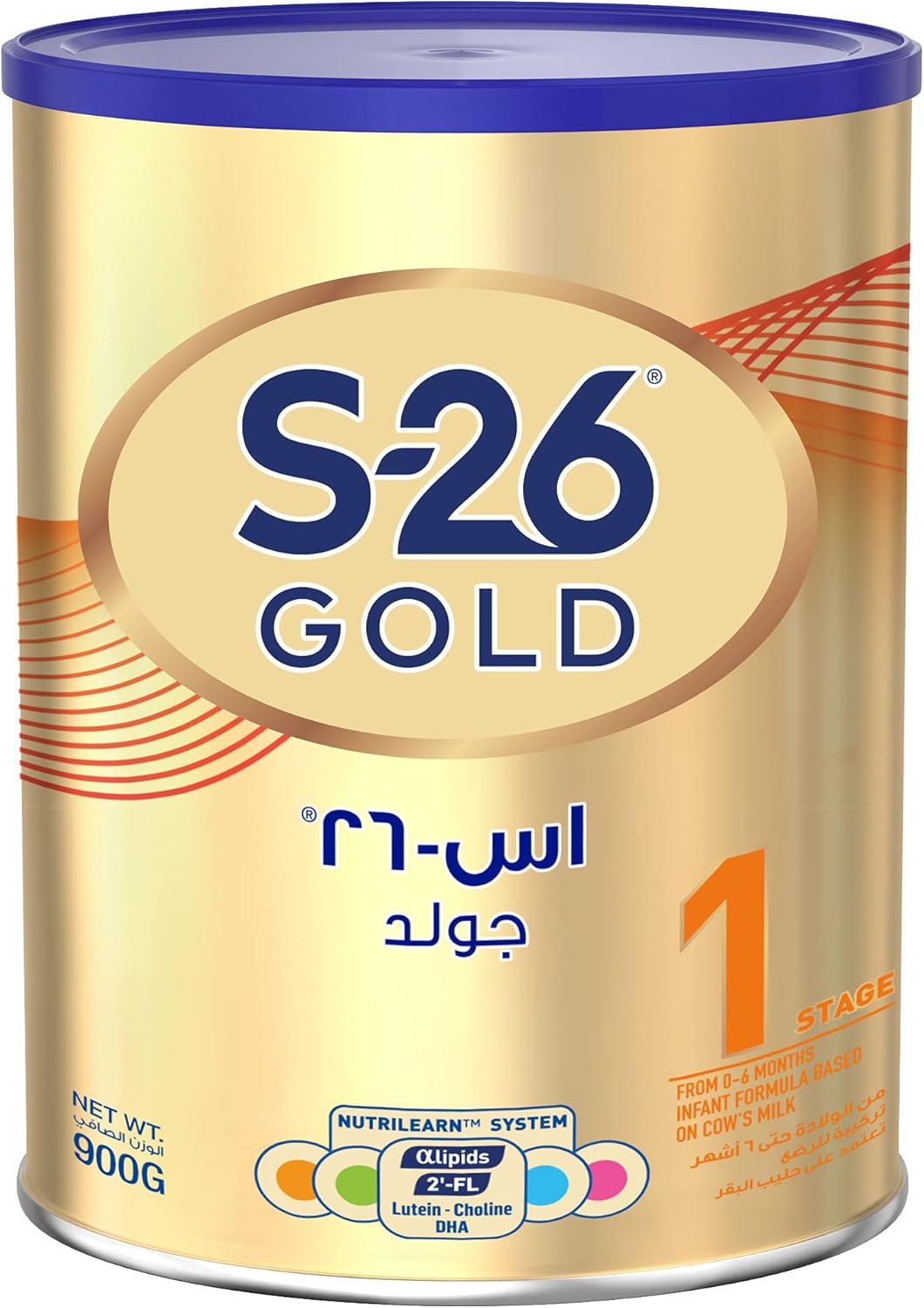 حليب وايث نيوترشن إس 26 غولد للرضّع، 900g