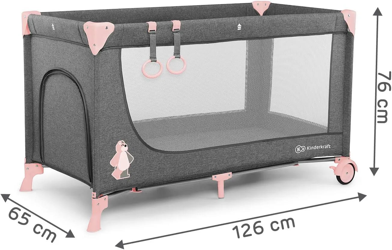 Kinderkraft Joy Folding Bed without Accessories (Pink)