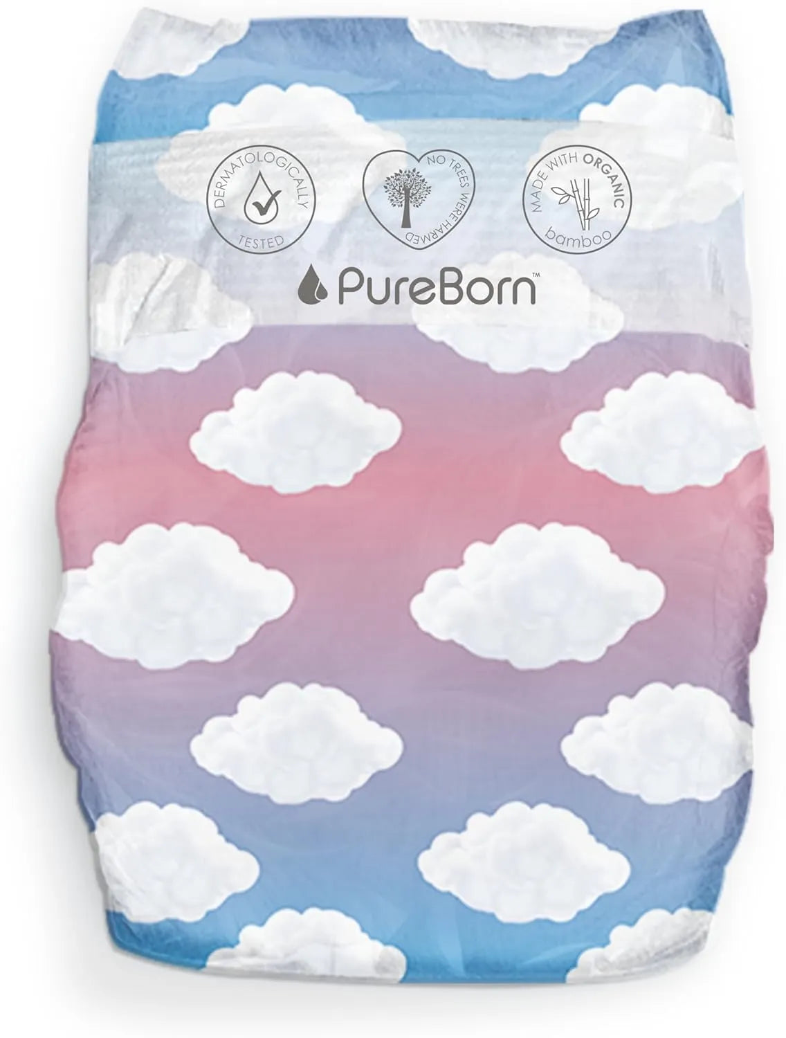 PureBorn Organic Bamboo Nappies (Newborn)