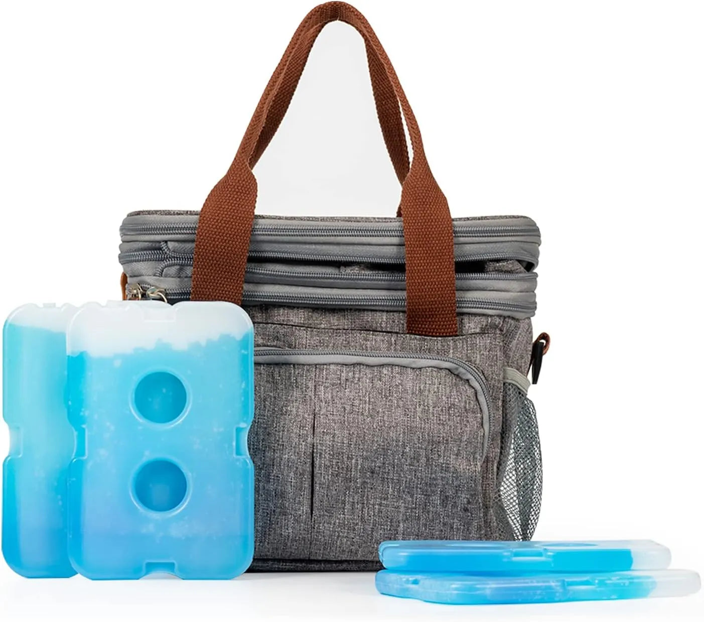 Eazy Kids Ice Packs for Lunch bags - Pack of 4 (White)