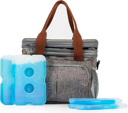 Eazy Kids Ice Packs for Lunch bags - Pack of 4 (White)