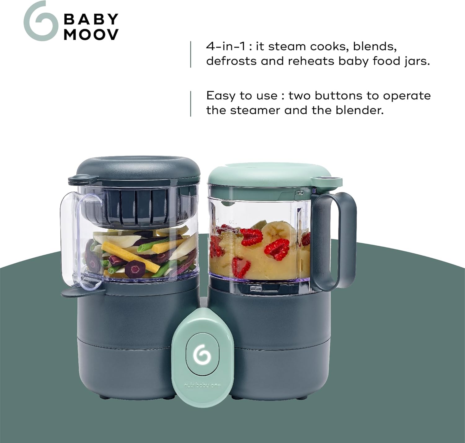 Babymoov Nutribaby One 4-in-1 Baby Food Maker