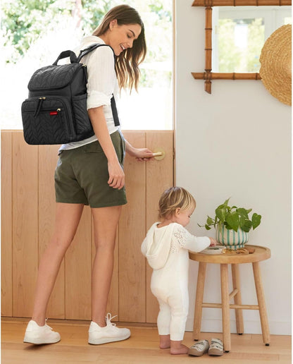 Skip Hop Diaper Bag Backpack: Forma, Multi-Function Baby Travel Bag