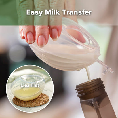 Haakaa Shell Wearable Silicone Breast Pump, 2.5oz/75ml, 1pc