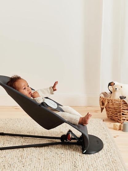 BabyBjorn Bouncer Balance Soft, Woven/Jersey, Dark Grey/Grey