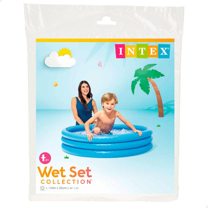 Intex Crystal Blue Pool, 3-Ring (1.14mx25cm)