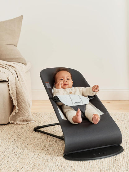BabyBjorn Bouncer Balance Soft, Woven/Jersey, Dark Grey/Grey