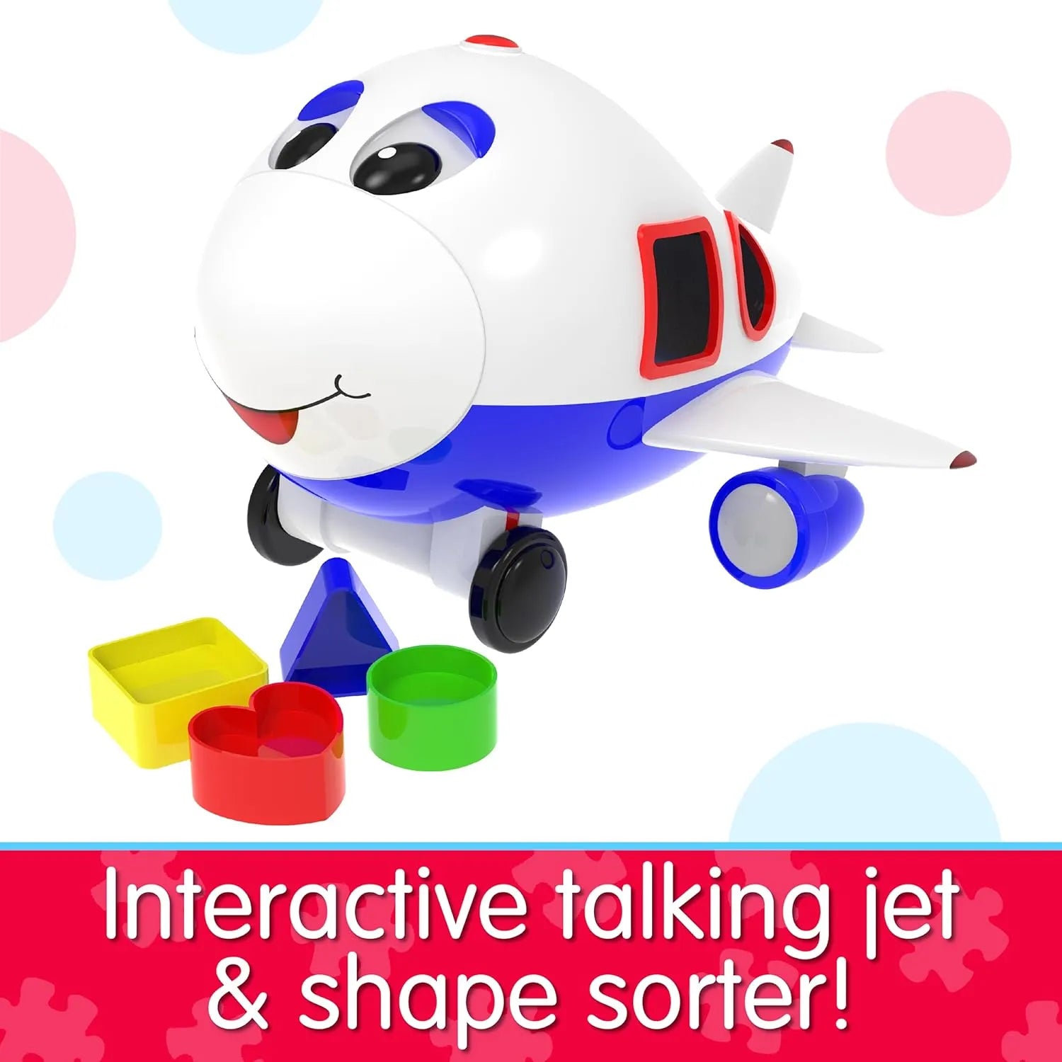 The Learning Journey Talking Shape Sorter Jumbo Jet Plane