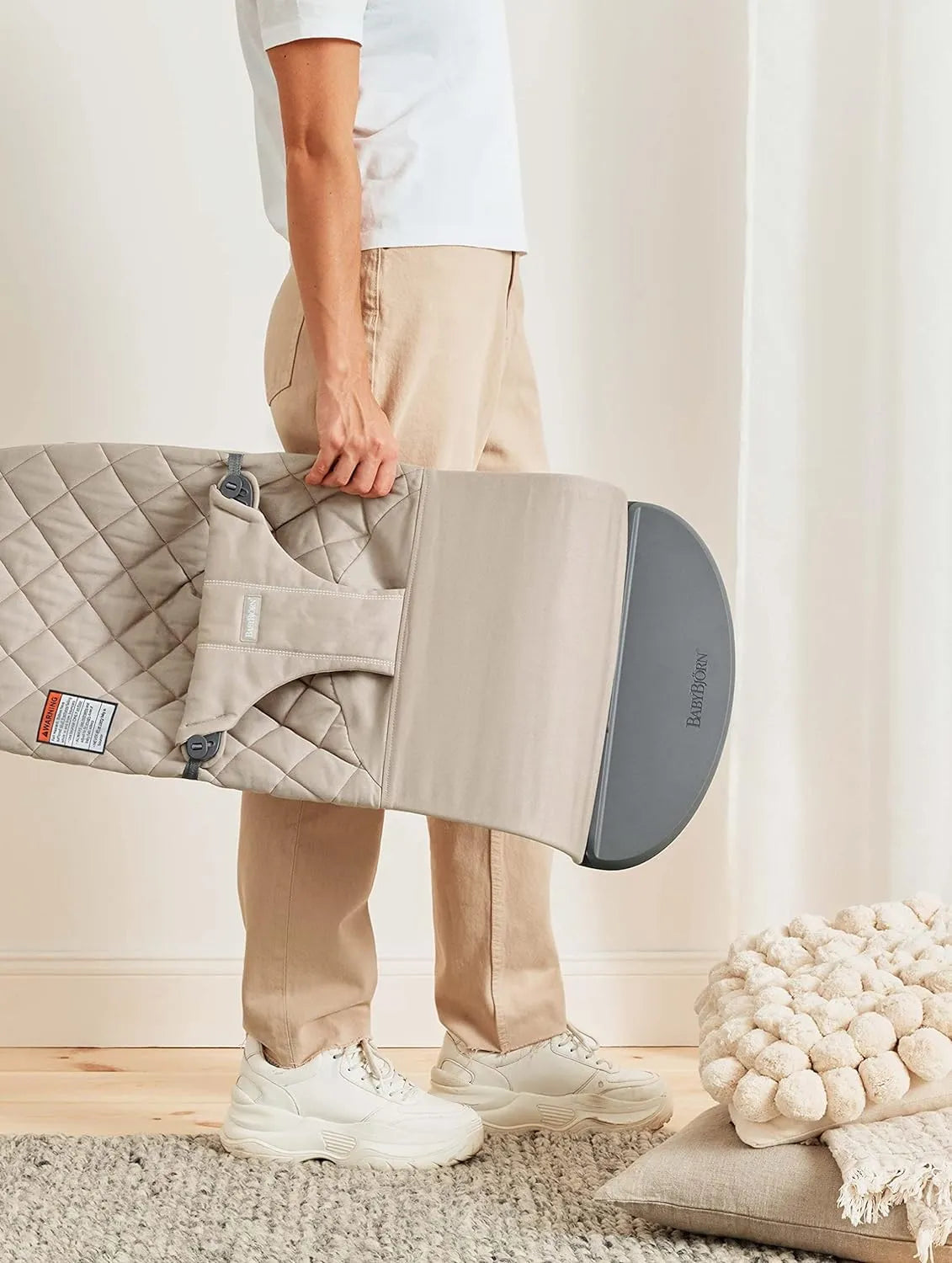 BabyBjörn Bouncer Bliss (Sand Gray)