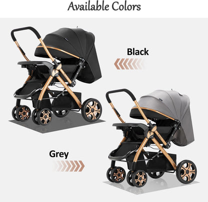 Teknum Reversible Trip 2 Stroller (Black)