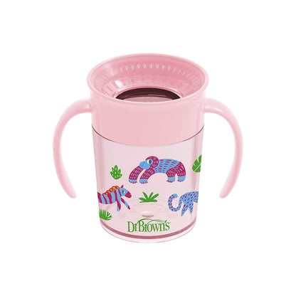 كوب د. براونز «تحية» ٣٦٠ بجدار أملس بمقابض (200ml)