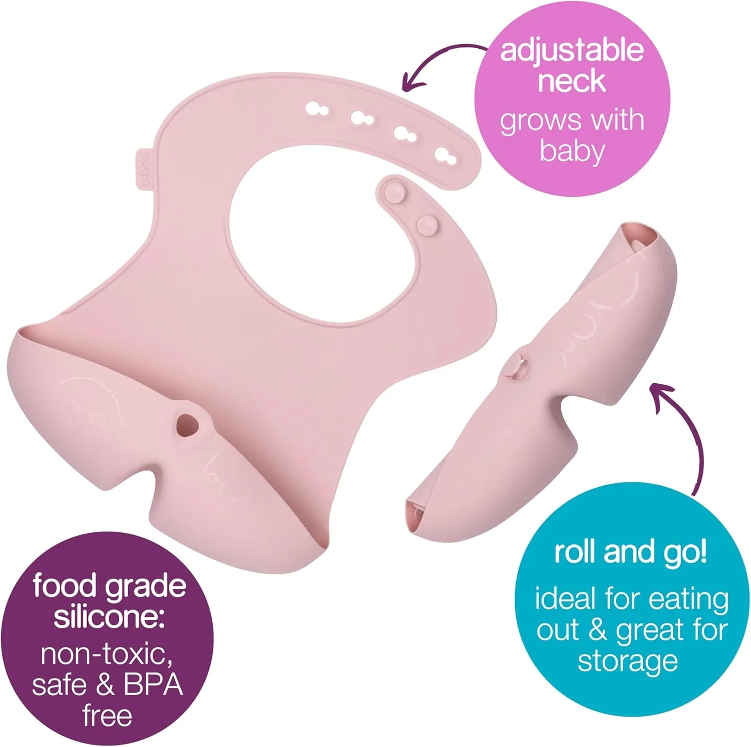 B.Box Toddler Silicone Bib