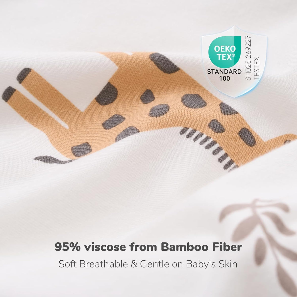 Momcozy Sleep Sack (Giraffe World, Medium, 6-12 Months)
