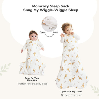 Momcozy Sleep Sack (Giraffe World, Medium, 6-12 Months)