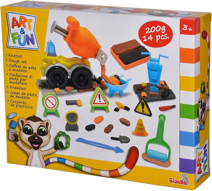 Art & Fun - Dough Construction Set - 14 Pieces