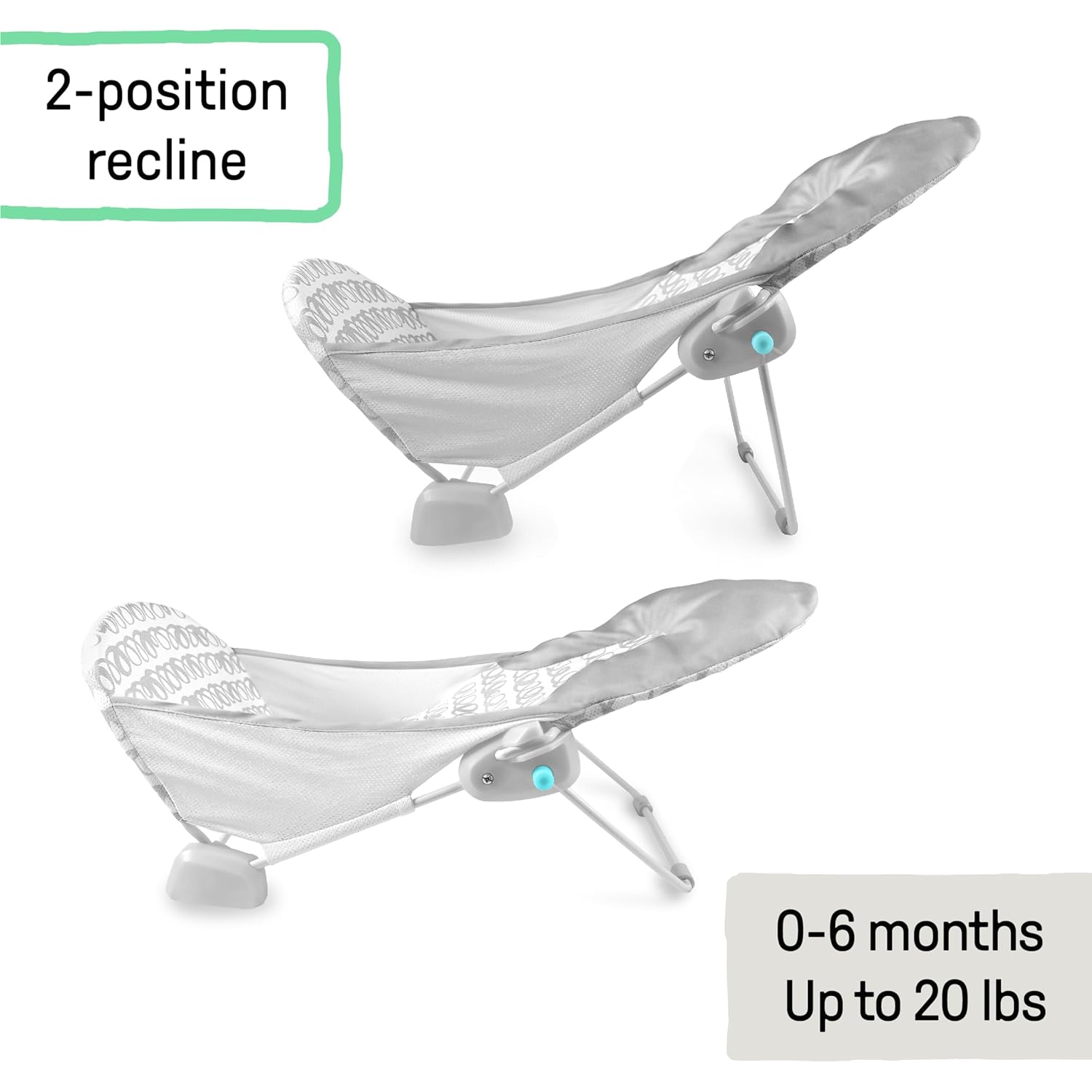 Summer Infant by Ingenuity Foldaway 2-Position Baby Bath Seat, 0-6 mon – Qatar Moms