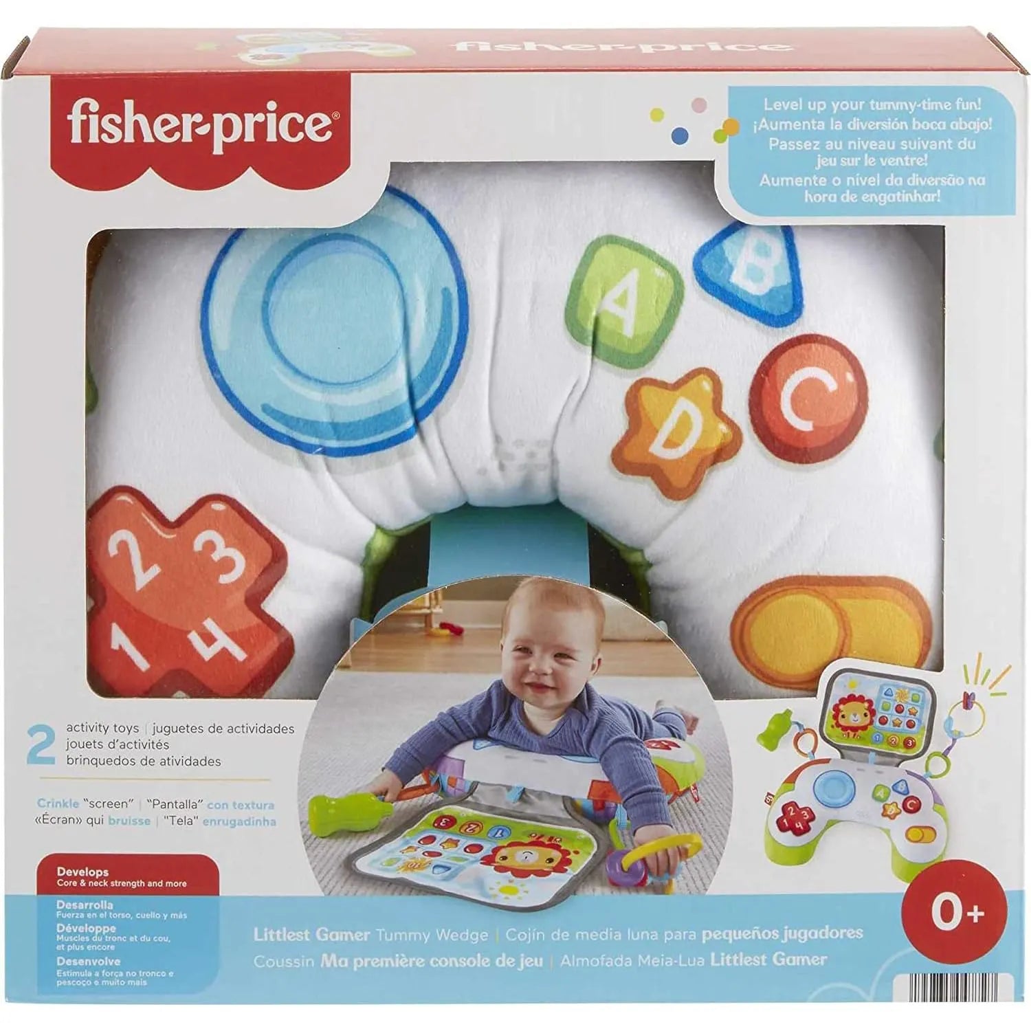Fisher Price Littlest Gamer Tummy Time Wedge