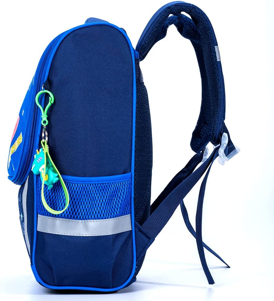 Eazy Kids School Bag Dino In Space (Blue)