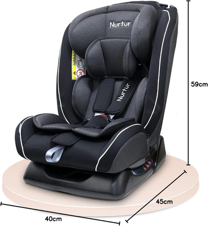 Nurtur Otto 4 In 1 Car Seat (Black, 0-3y)