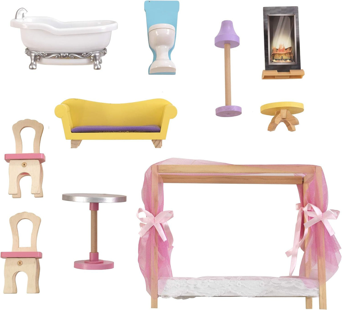 KidKraft - Kaylee Dollhouse - 10 Pieces.