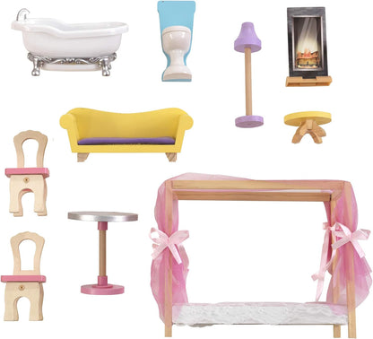 KidKraft - Kaylee Dollhouse - 10 Pieces.
