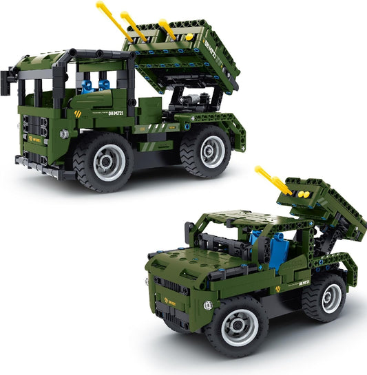 iM.Master STEM Academy Mechanical Master 8021 – R/C 2-in-1 Rocket Launcher, 364pcs