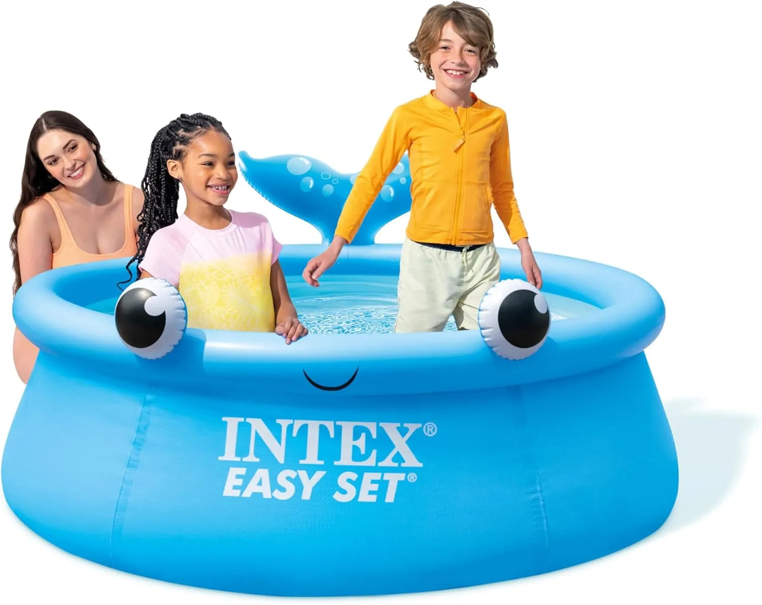 Intex Jolly Whale Easy Set Pool (Blue)
