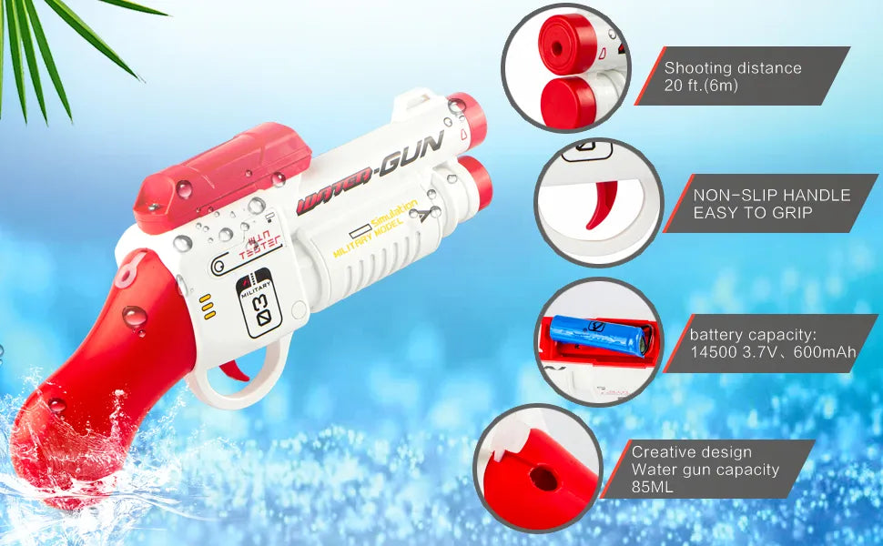 Hang Wing Electric Water Gun for Adults Squirt Gun