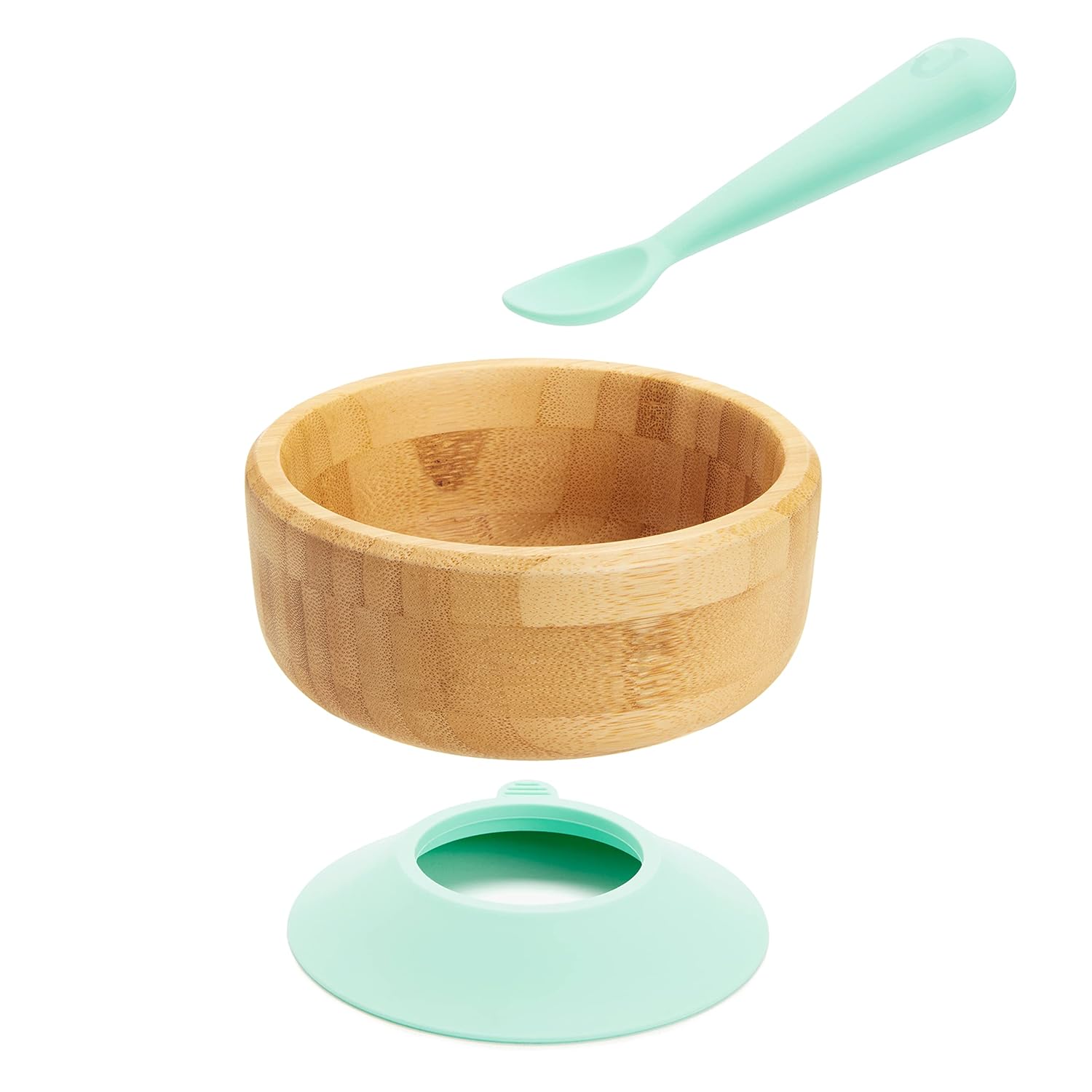 Munchkin Bambou Suction Bowl and Silicone Spoon