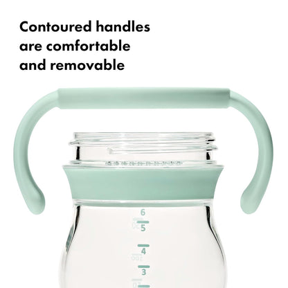 OXO Tot Transitions Soft Spout Sippy Cup with Removable Handles, 6oz
