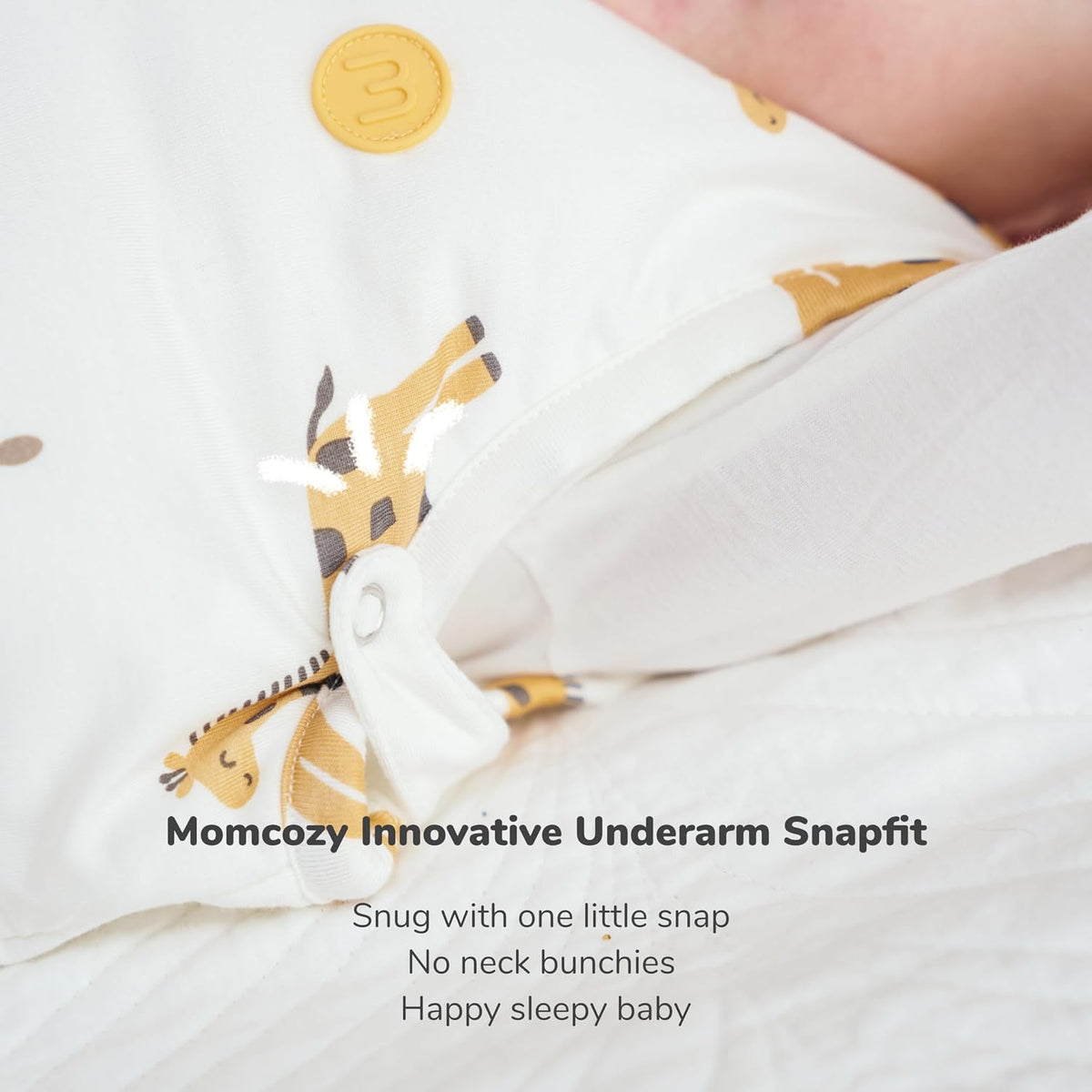 Momcozy 1.5 TOG Sleep Sack Gigoteuse (Large, Giraffe)