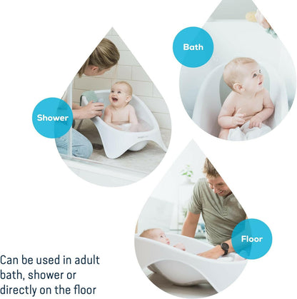 حوض استحمام للأطفال 2 في 1 من Angelcare مع دعم متكامل للملمس الناعم