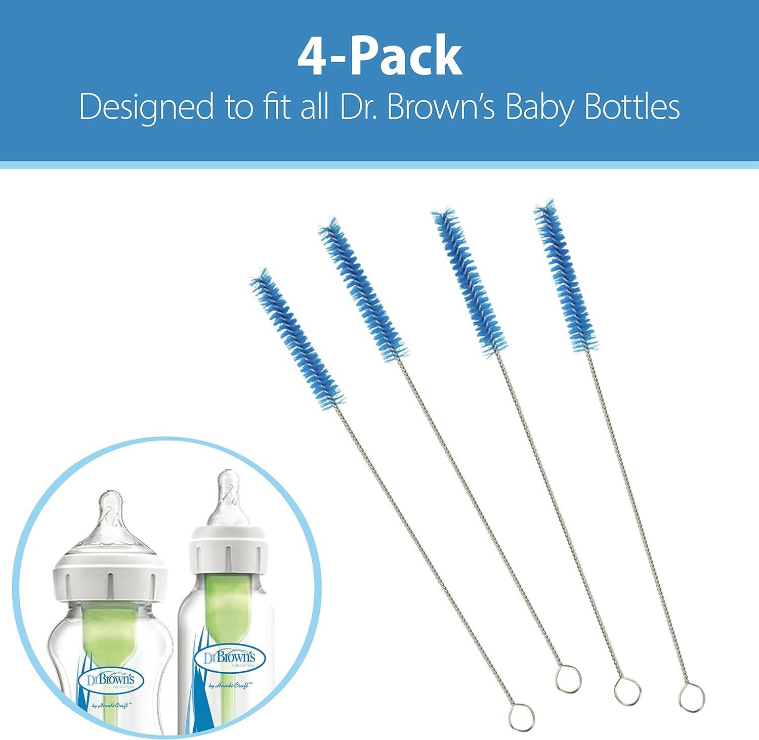 Dr. Brown's 4-Pack Mini Cleaning Brushes