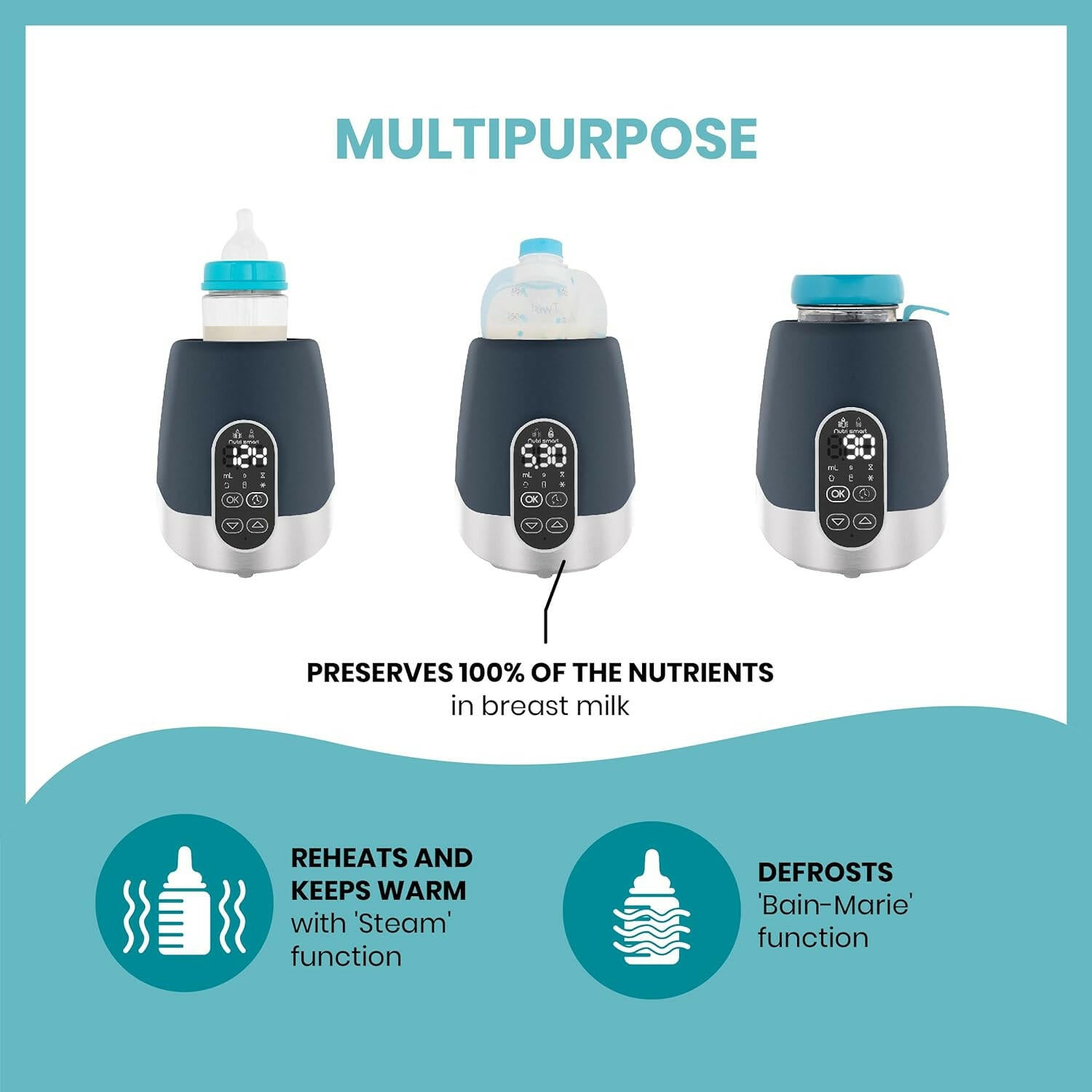 Babymoov NutriSmart Car/Home Bottle Warmer