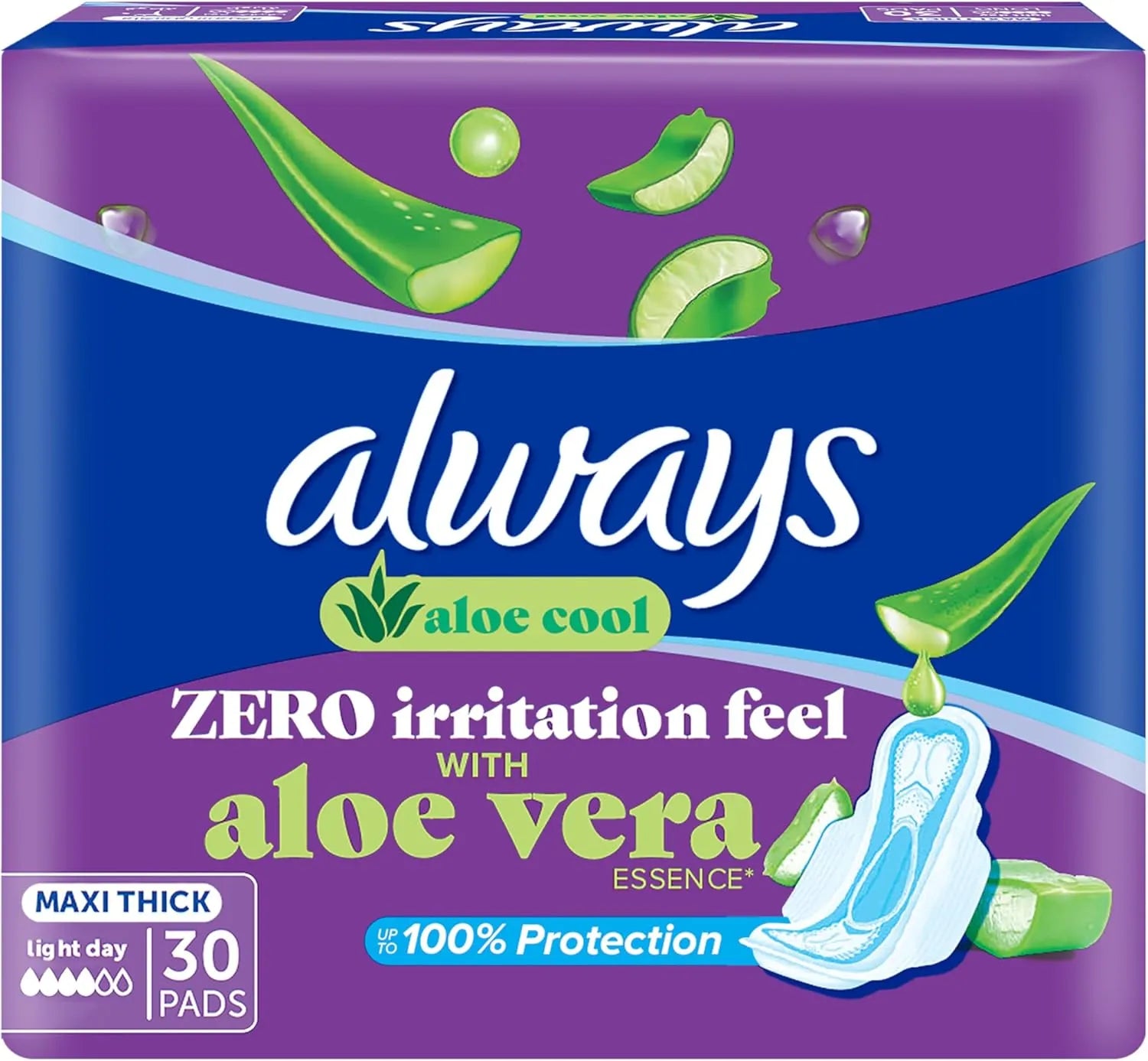 Always LW Maxi Thick Aloe Cool