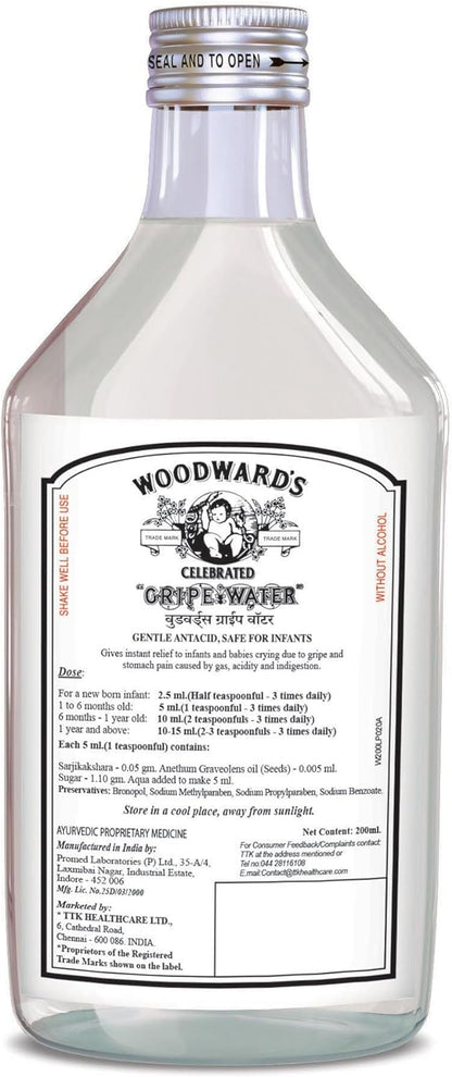 ماء المغص من وودوارد، 200ml