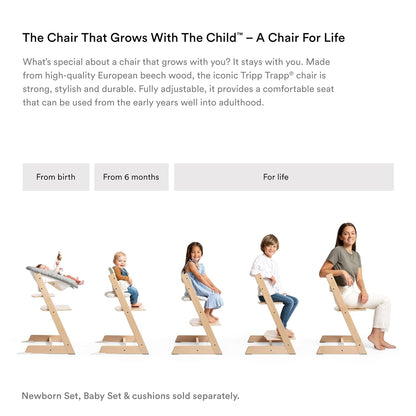 Stokke Tripp Trapp Chair (Adjustable and Convertible Chair)