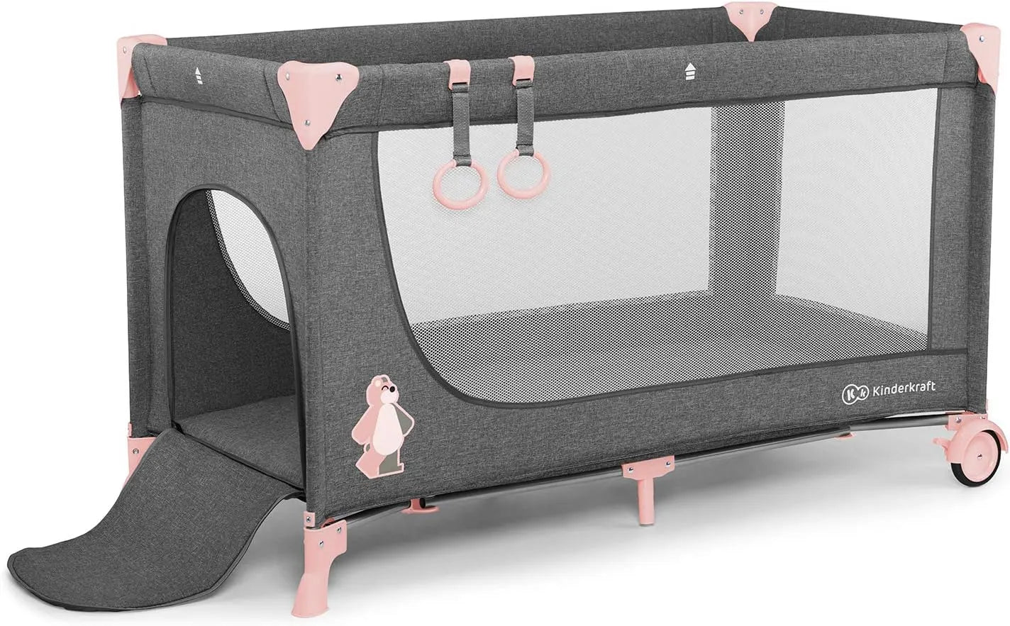 Kinderkraft Joy Folding Bed without Accessories (Pink)