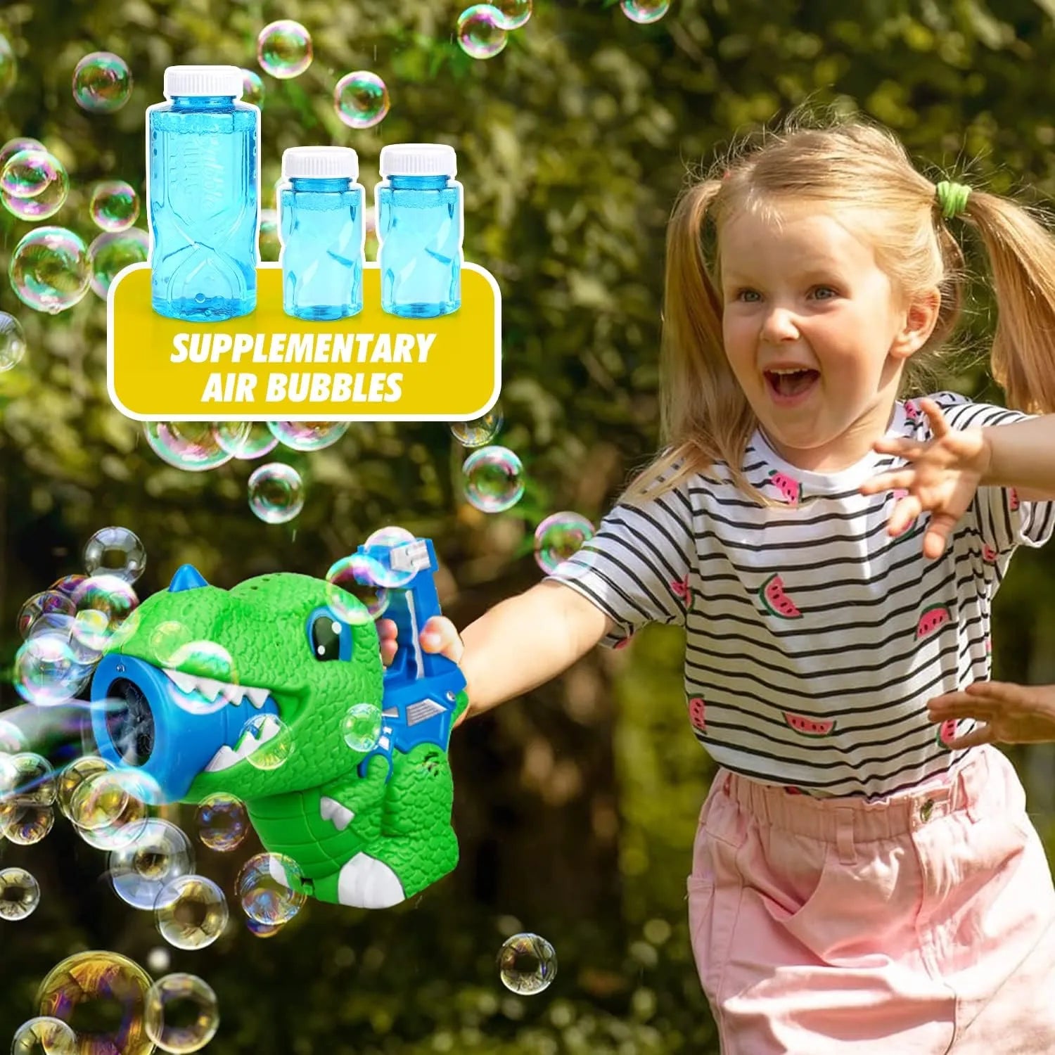 Hang Wing Dinosaur Bubble Gun