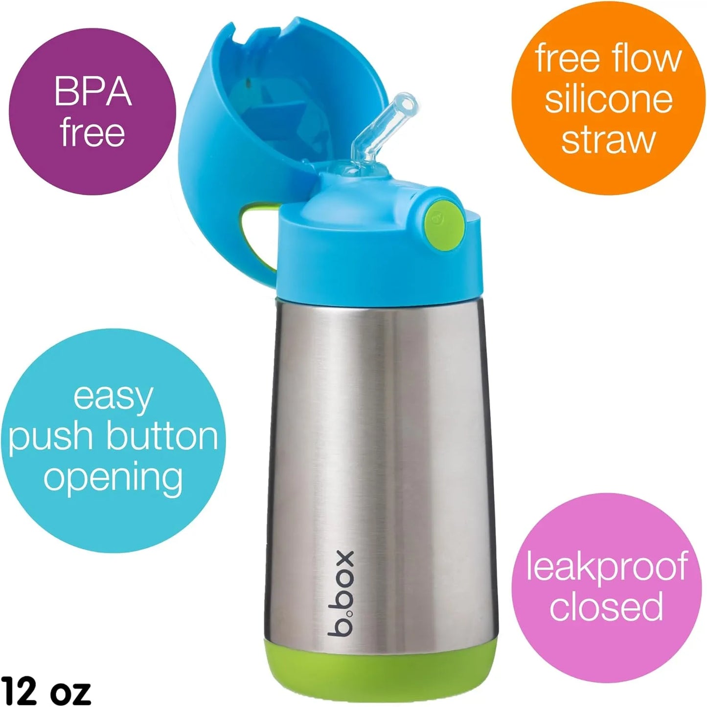 مطارة بي بوكس مع شفاط للأطفال بوكس - 350ml