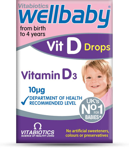 Vitabiotics Wellbaby Vitamin D Drops (30ml)