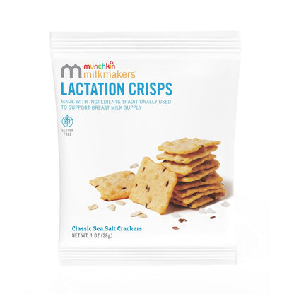 Munchkin Milkmakers Lactation Crisps for Nursing, Breastfeeding & Pumping Moms