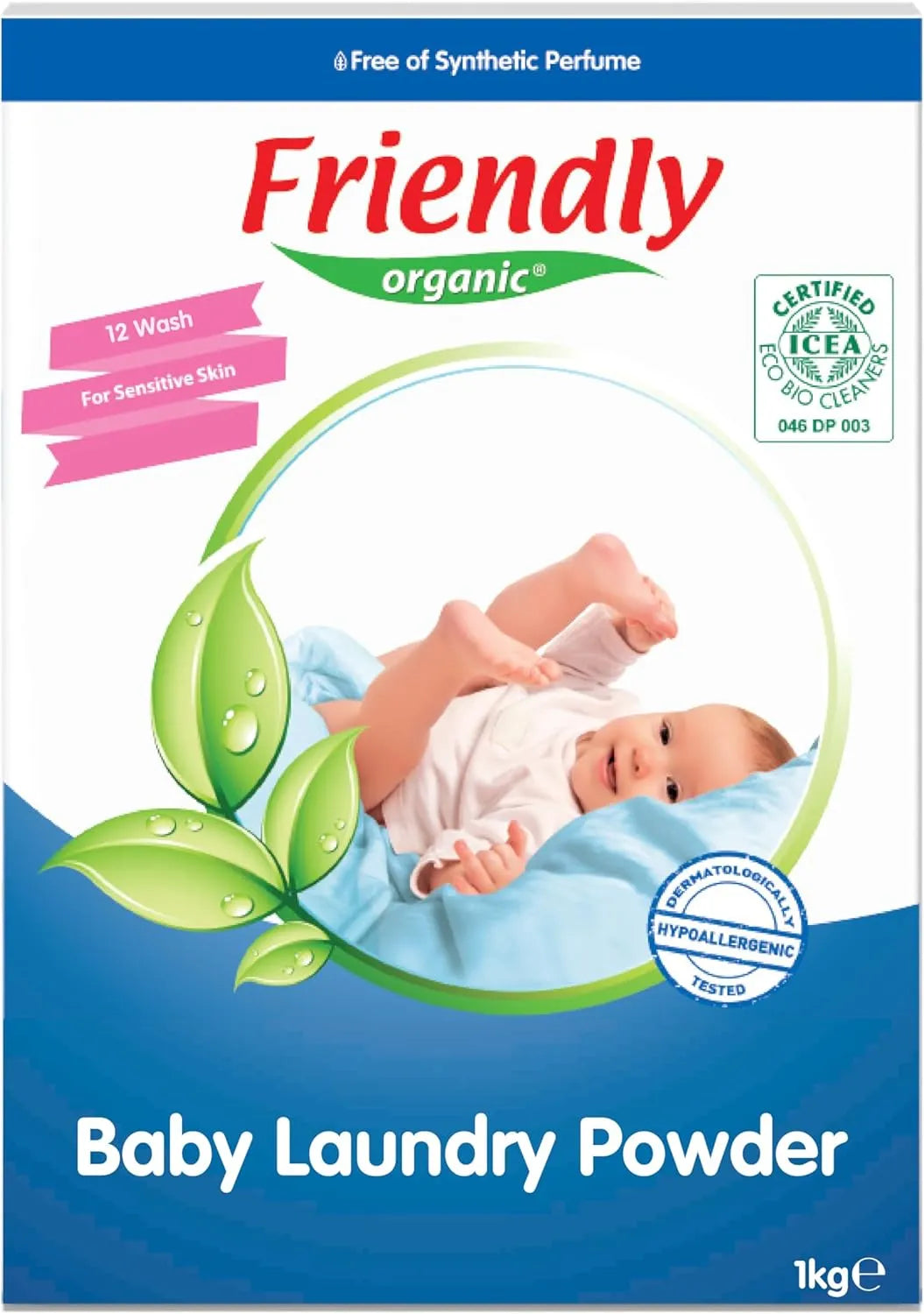 Friendly Organic Baby Laundry Detergent Powder (1000g)