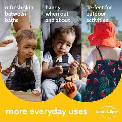 مناديل مبلله WaterWipes النقية لإستحمام الأطفال 