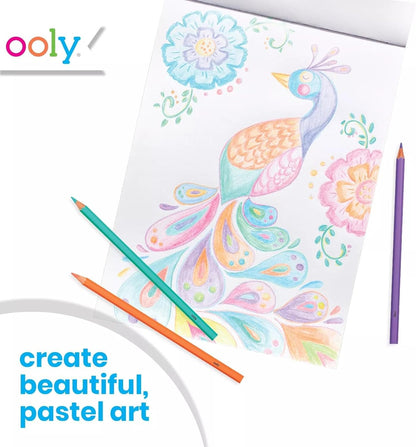 أولي، أقلام تلوين خشبية بدرجات باستيلية، مجموعة من 12، 3m+