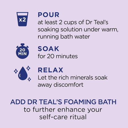 Dr. Teal's Epsom Bath Salt Lavander (1.36kg) 