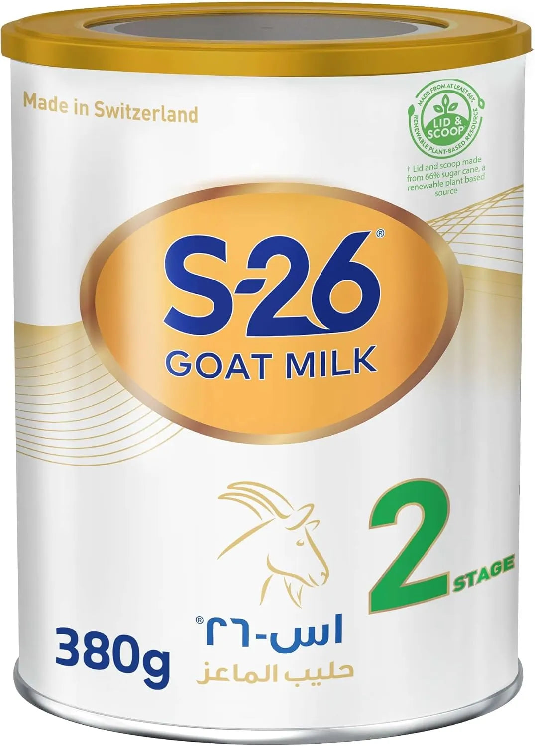 Wyeth Nutrition S26 Goat Milk Stage 2 Formula - 380g (6-12 Months)