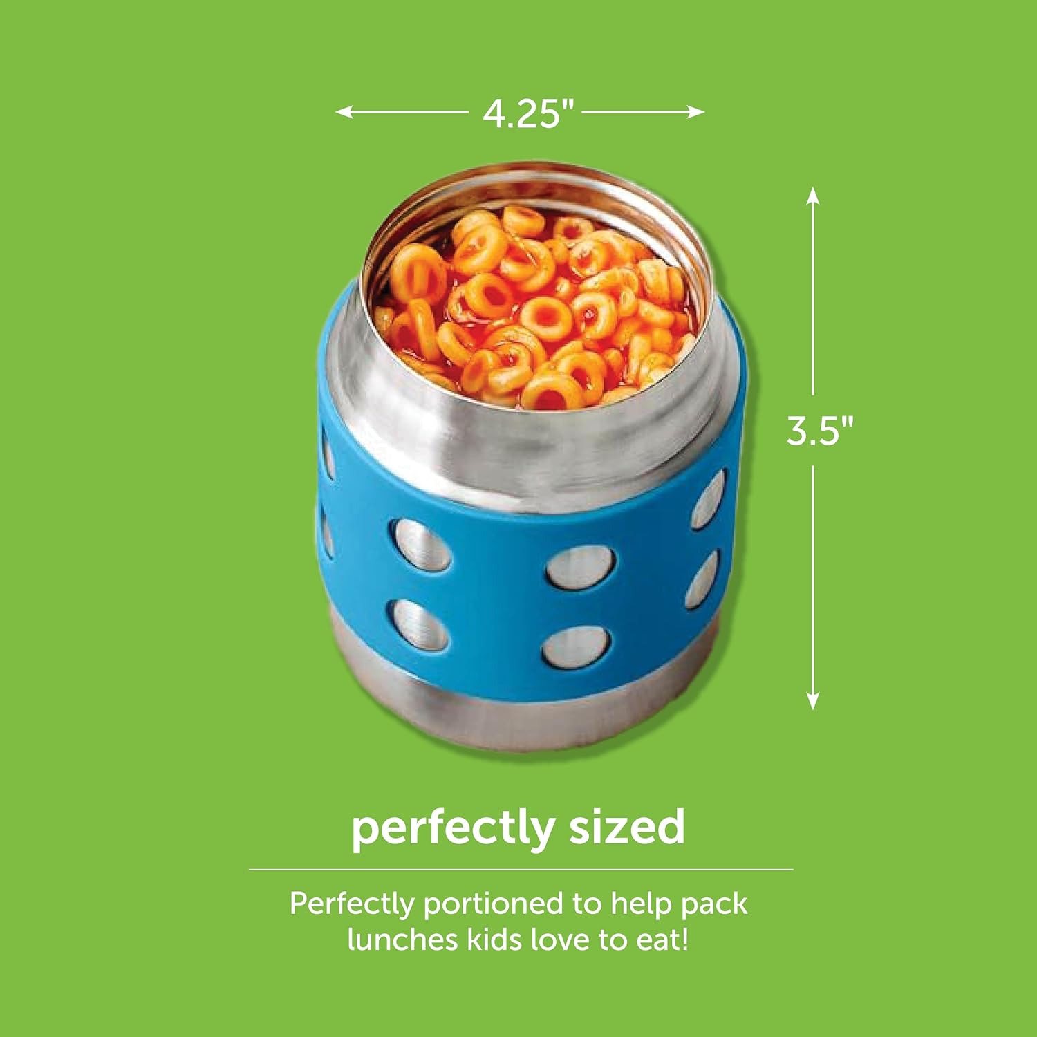 LunchBots Stainless Steel Insulated Food Container, 8oz/235ml